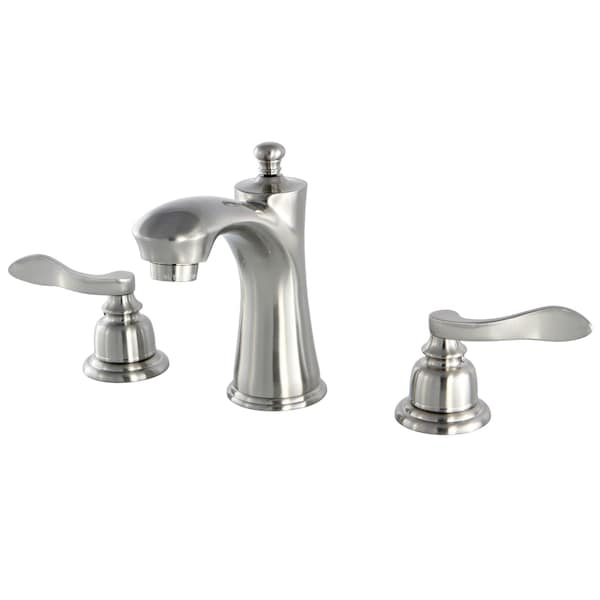 8" Widespread Bathroom Faucet, Brushed Nickel